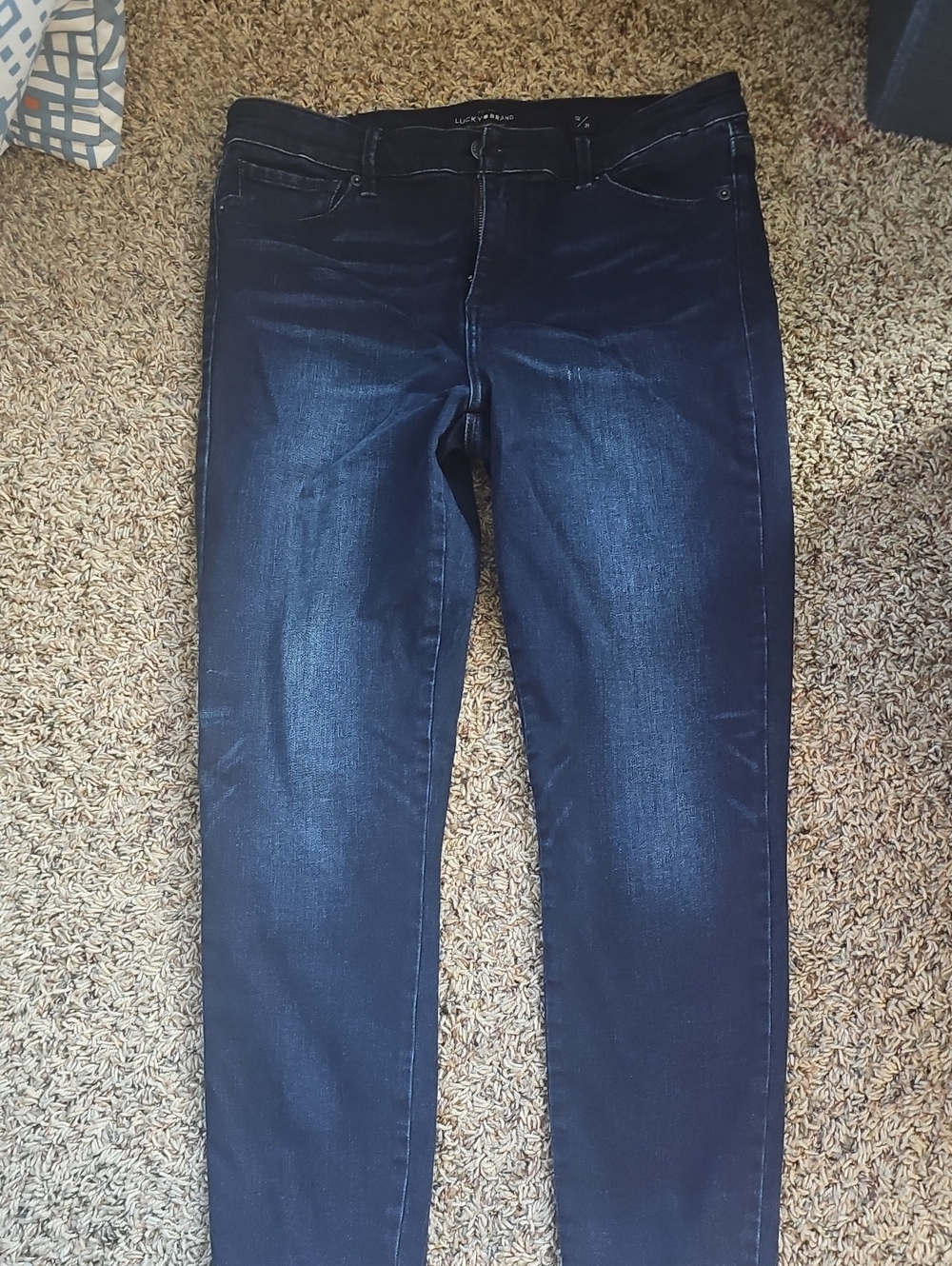 Lucky Brand Women's Dark Blue Skinny Jeans